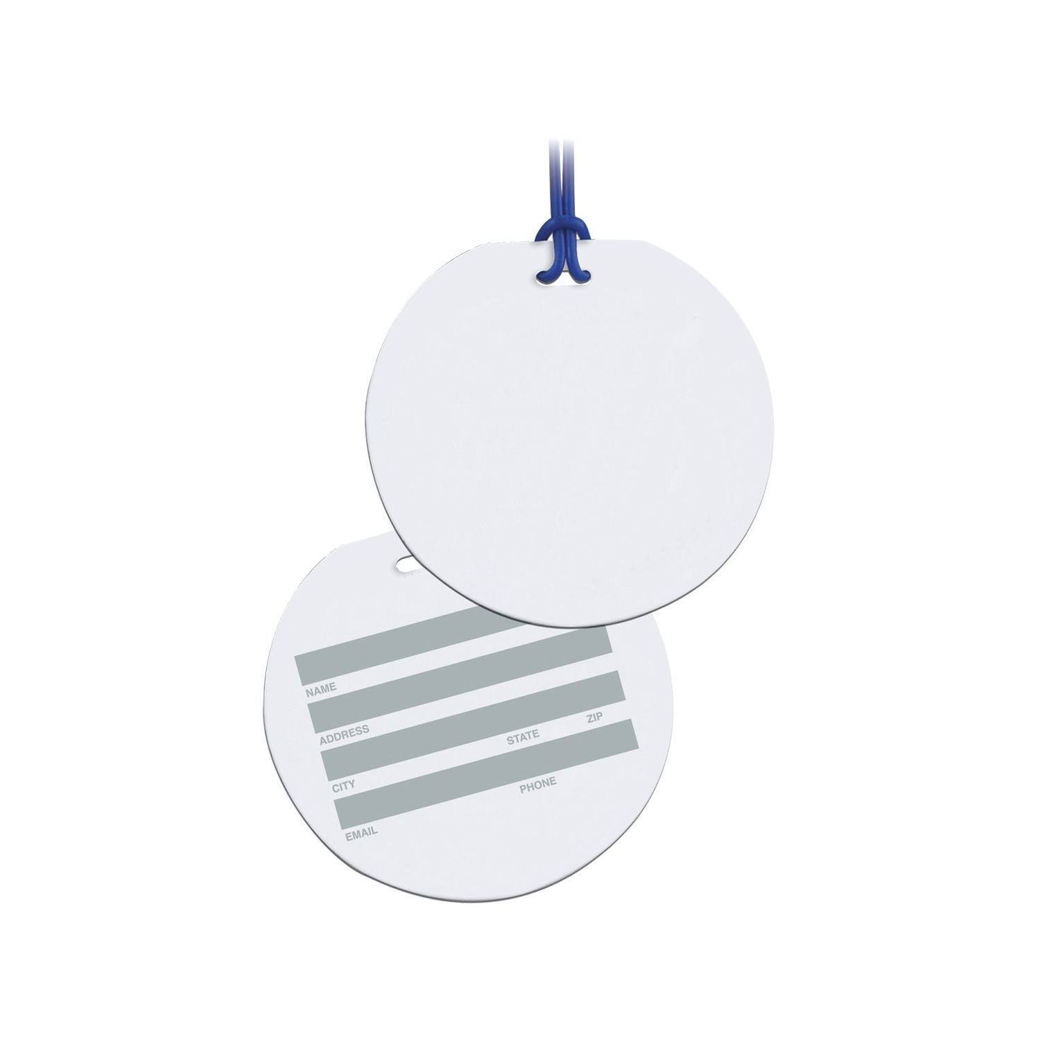 Round Celebrity Bag Tag 1