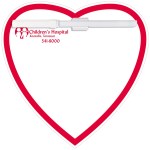 Memo Board Heart w/ Rem Adh 1 Memo Board Heart w/ Rem Adh 1