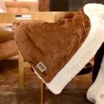 Micro Mink Sherpa Blanket - Additional Image Micro Mink Sherpa Blanket - Additional Image