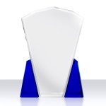 Facet Top Award with Blue Accents 2 Facet Top Award with Blue Accents 2