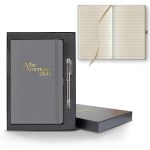 Castelli Matra Medio Lined Ivory Page Journal Gift Set - Gray Castelli Matra Medio Lined Ivory Page Journal Gift Set - Gray