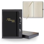 Castelli Matra Medio Lined Ivory Page Journal Gift Set - Black Castelli Matra Medio Lined Ivory Page Journal Gift Set - Black