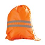 Reflective Drawstring Backpack - Orange Reflective Drawstring Backpack - Orange