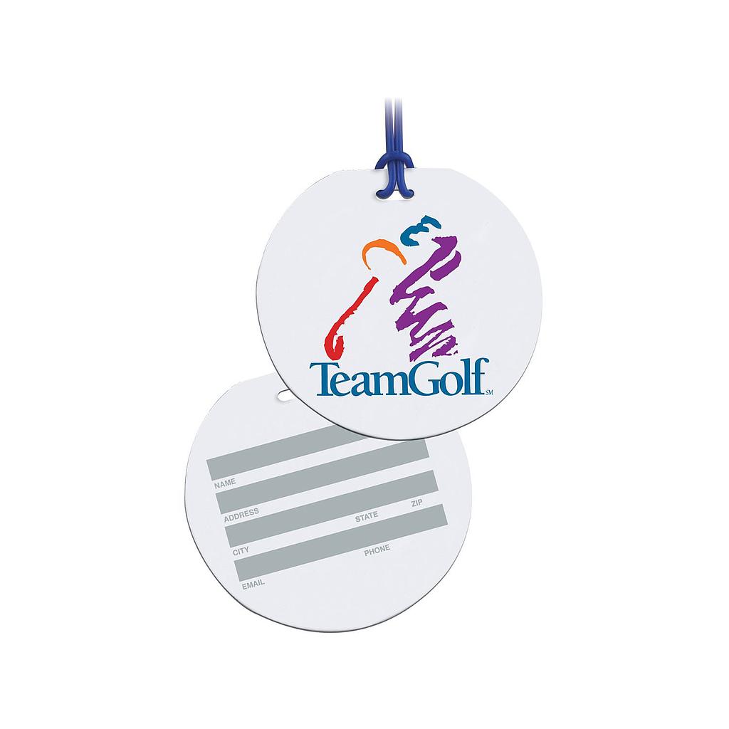 Round Celebrity Bag Tag - 4CP 1