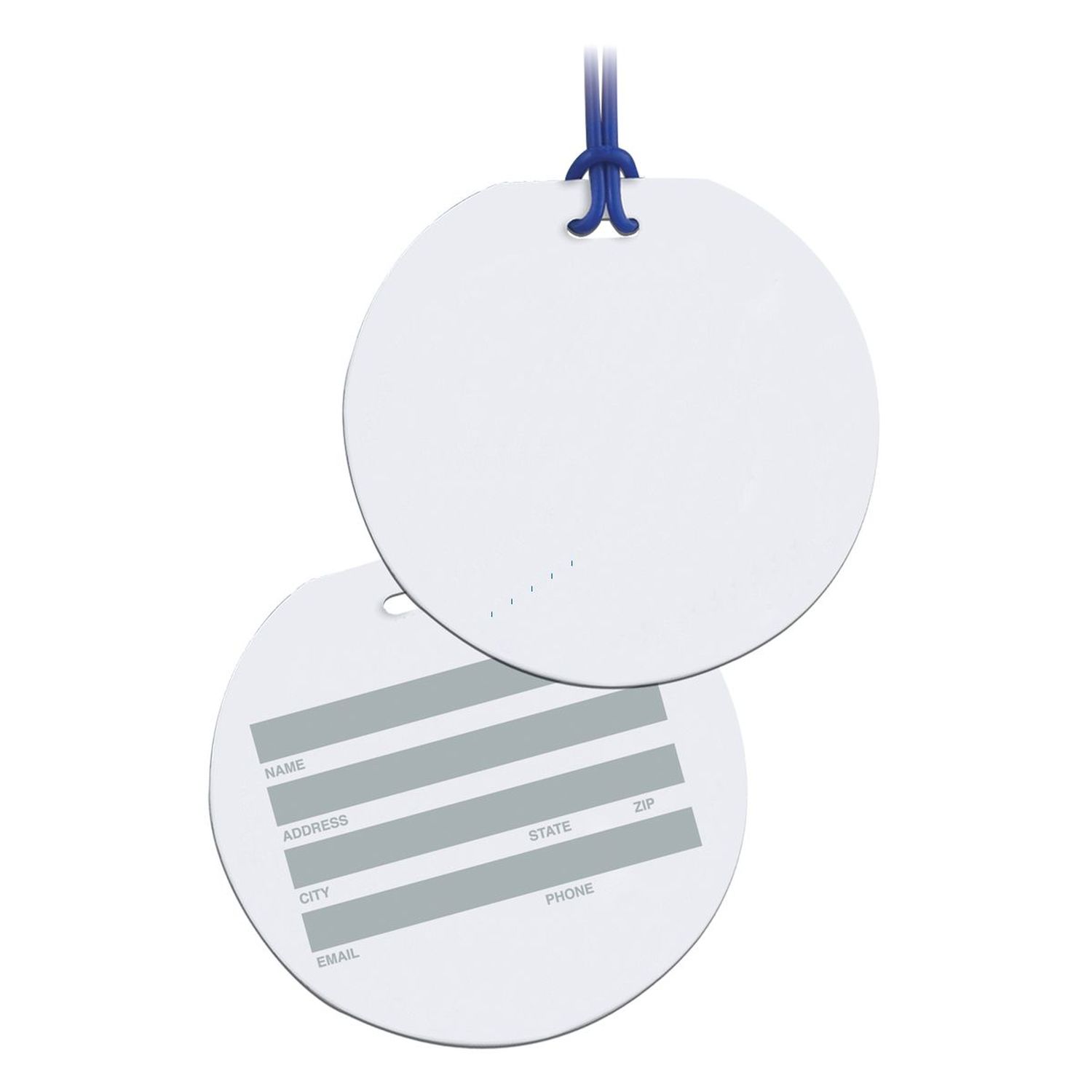 Round Celebrity Bag Tag - 4CP 1