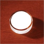 3D Crystal Circle Paperweight - Clear 3D Crystal Circle Paperweight - Clear