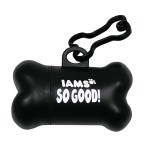Bone Shaped Dog Bag Holder - Black Bone Shaped Dog Bag Holder - Black