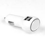 Classic 1000 USB Car Adaptor - White - PMS White Classic 1000 USB Car Adaptor - White - PMS White