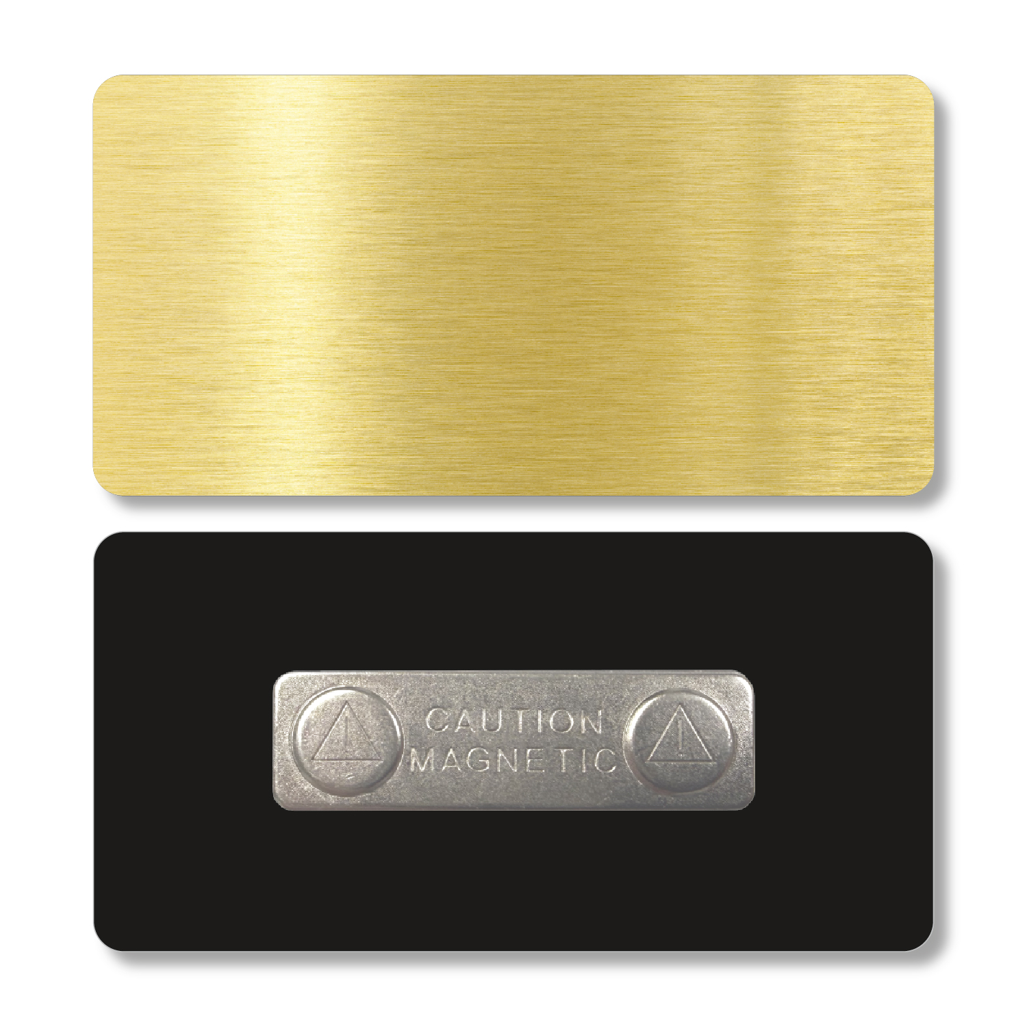1.5 x 3 Name Badge - Magnet Back 1