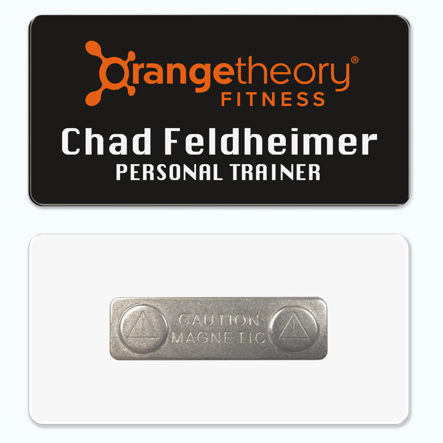 1.5 x 3 Name Badge - Magnet Back 1