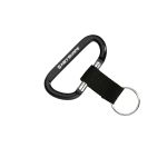 Carabiner with Strap - Black Carabiner with Strap - Black