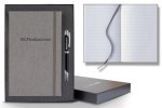 Castelli Linen Banded Medio Lined White Page Journal Gift Set 1 Castelli Linen Banded Medio Lined White Page Journal Gift Set 1