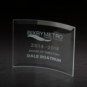 Crescent Large Glass Award 1 Crescent Large Glass Award 1