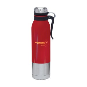 25oz Clip-On Stainless Steel Vacuum Bottle 1 25oz Clip-On Stainless Steel Vacuum Bottle 1