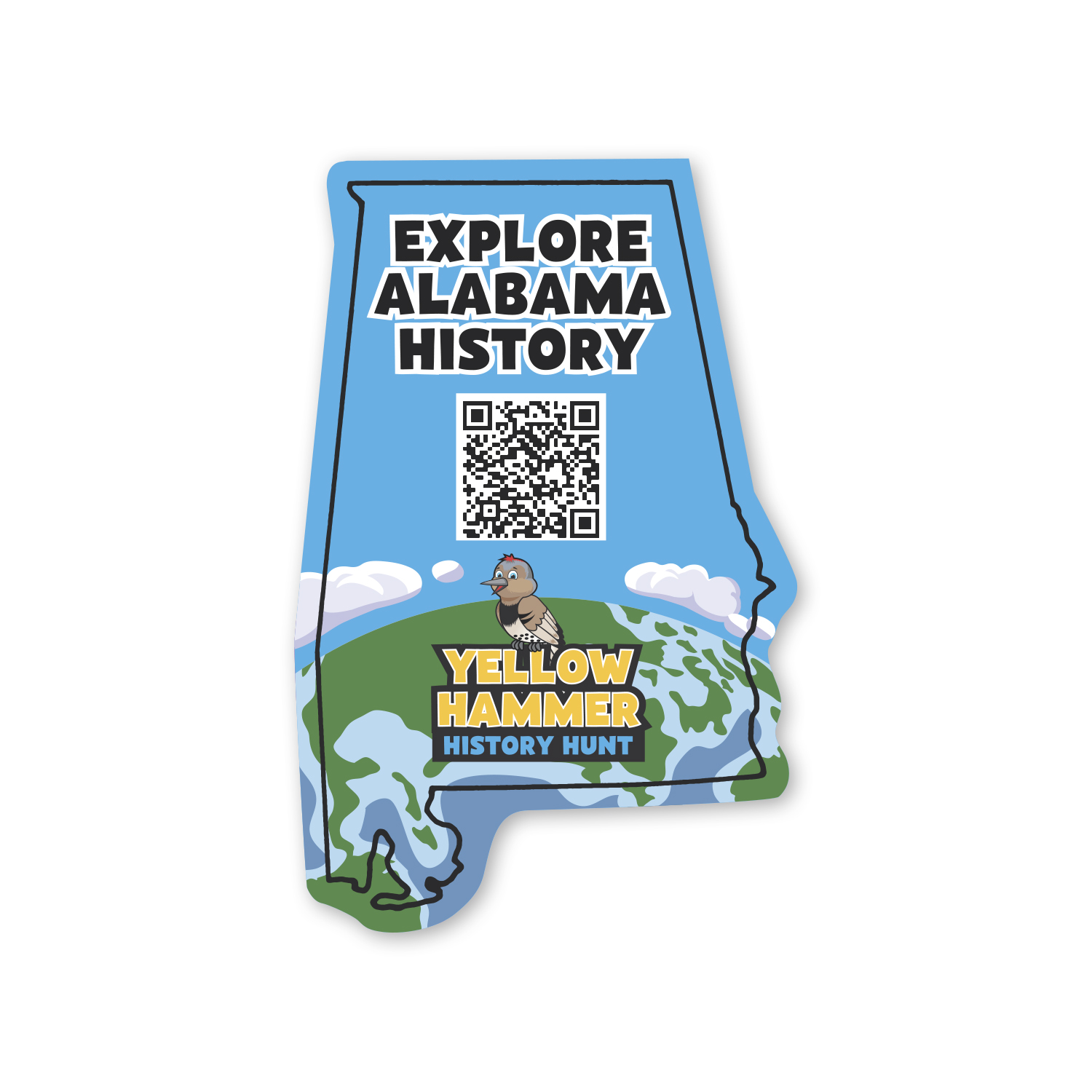 Alabama State Magnet 1