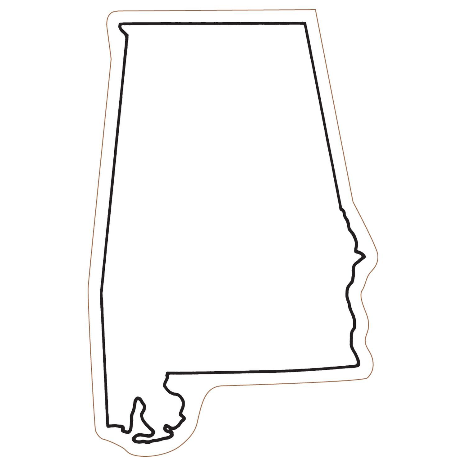 Alabama State Magnet 1