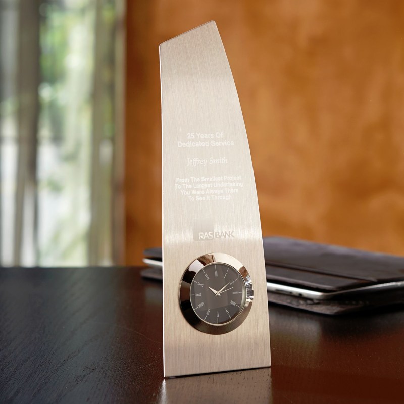 Metal Trophy Clock 1 Metal Trophy Clock 1