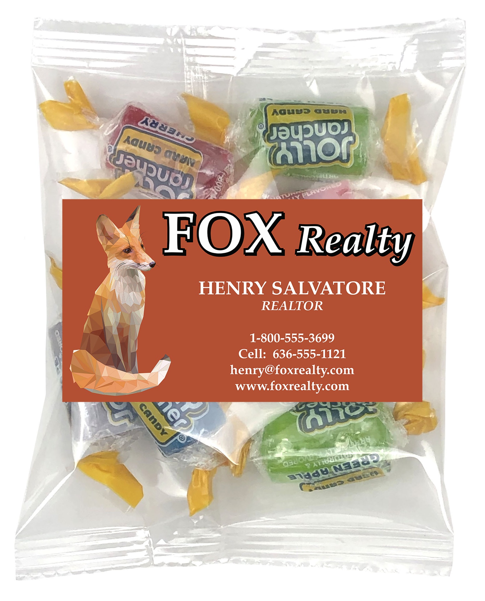 Small Snack Bag with Rectangle Magnet Standard Fill 1