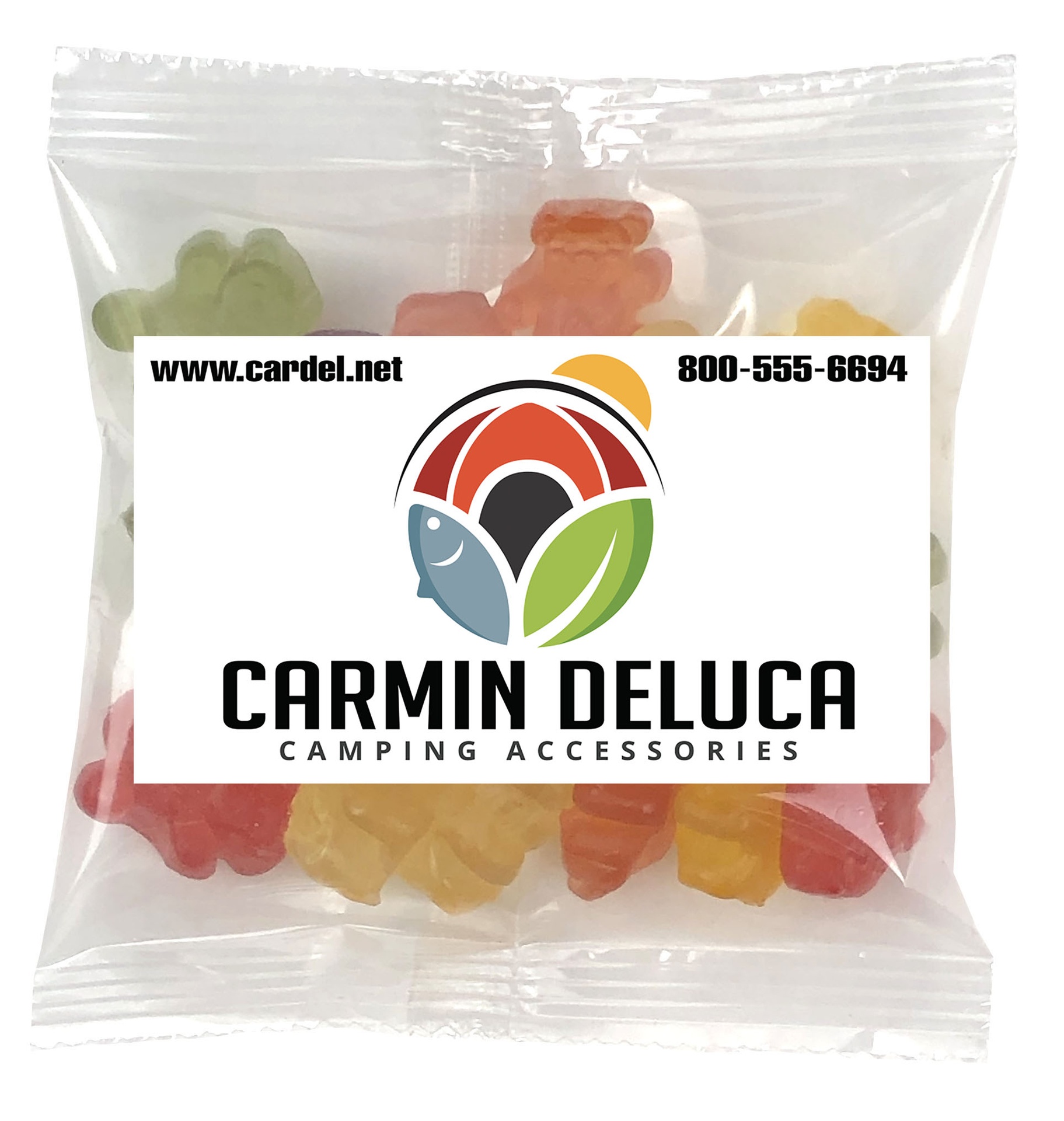 Small Snack Bag with Rectangle Magnet Standard Fill 1
