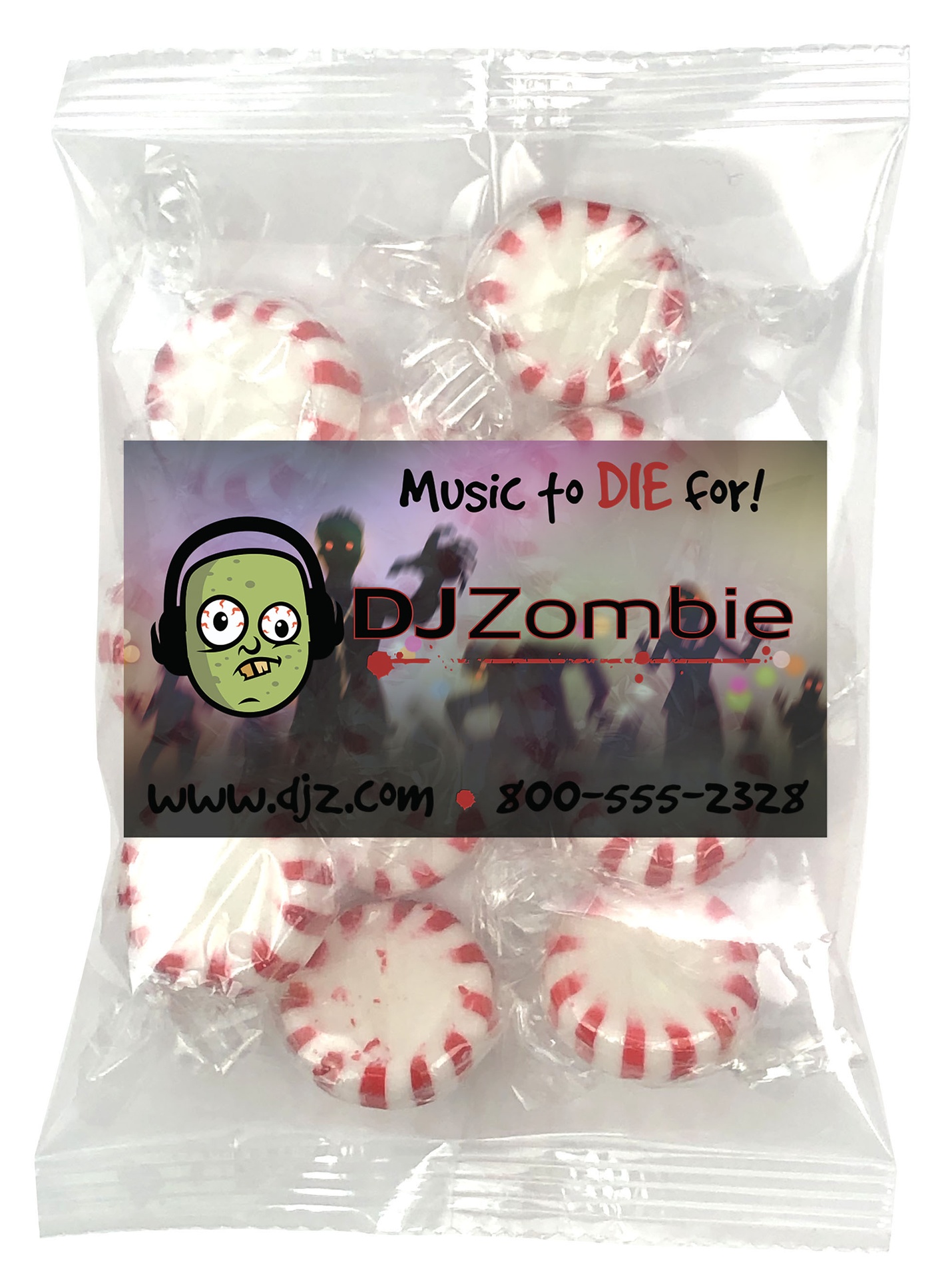 Small Snack Bag with Rectangle Magnet Standard Fill 1