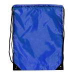 Drawstring Backpack - Blue Drawstring Backpack - Blue