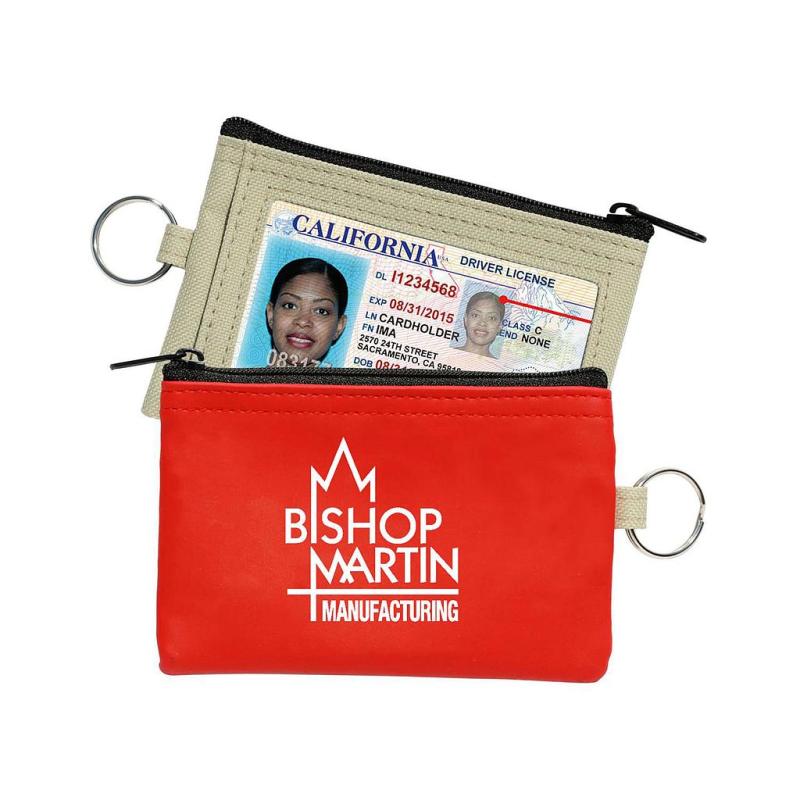 Coin Pouch W/Id Window & Split Ring 1 Coin Pouch W/Id Window & Split Ring 1