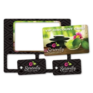 Plastic Wallet Card w/ 2 Key Tags 1 Plastic Wallet Card w/ 2 Key Tags 1