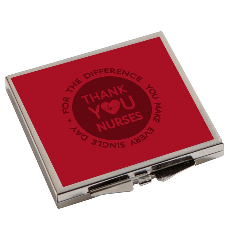 Square Metal Compact Mirror 1 Square Metal Compact Mirror 1