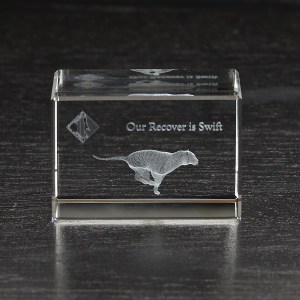 Small Block 3D Crystal Award 1 Small Block 3D Crystal Award 1