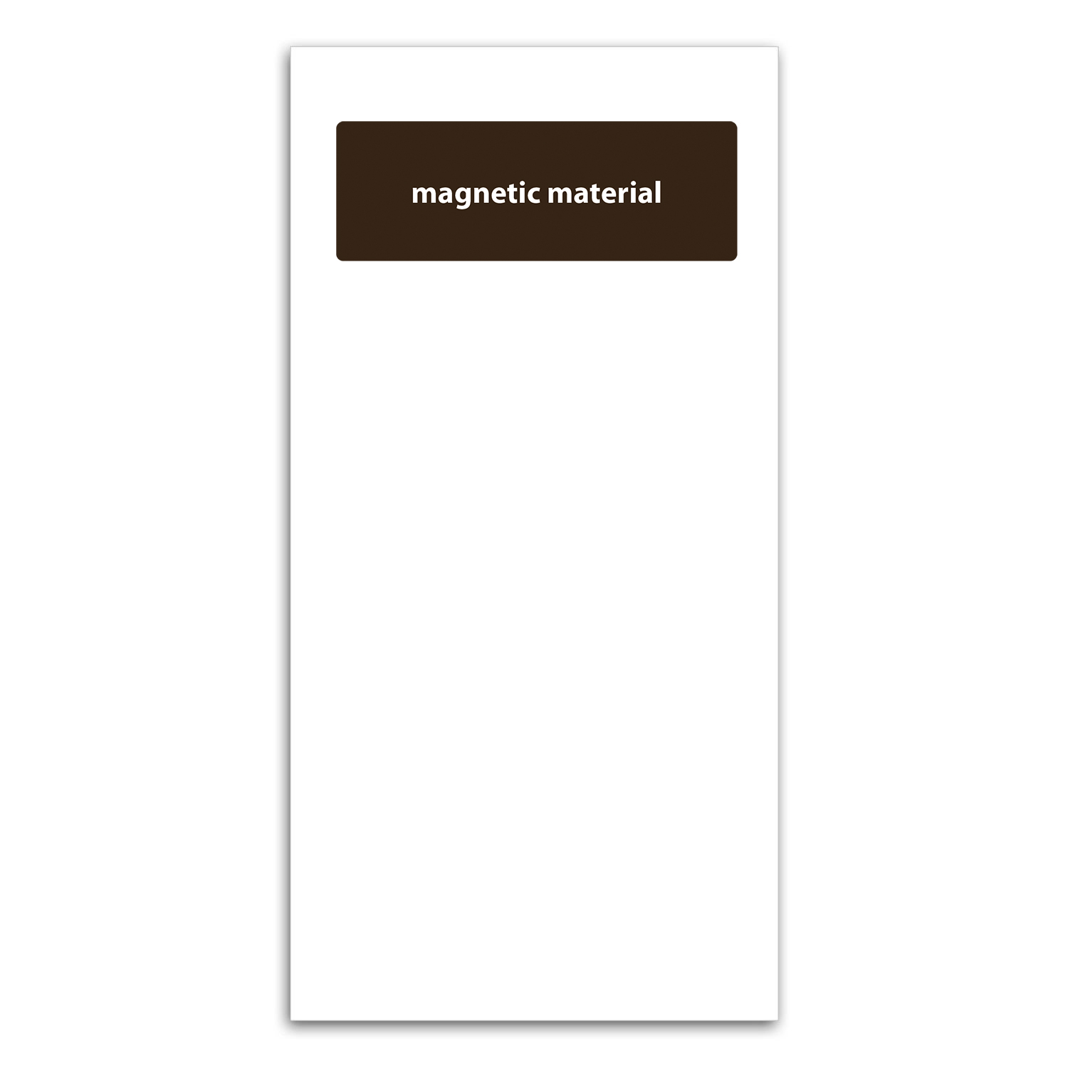 Magnetic Stick Up Card 1