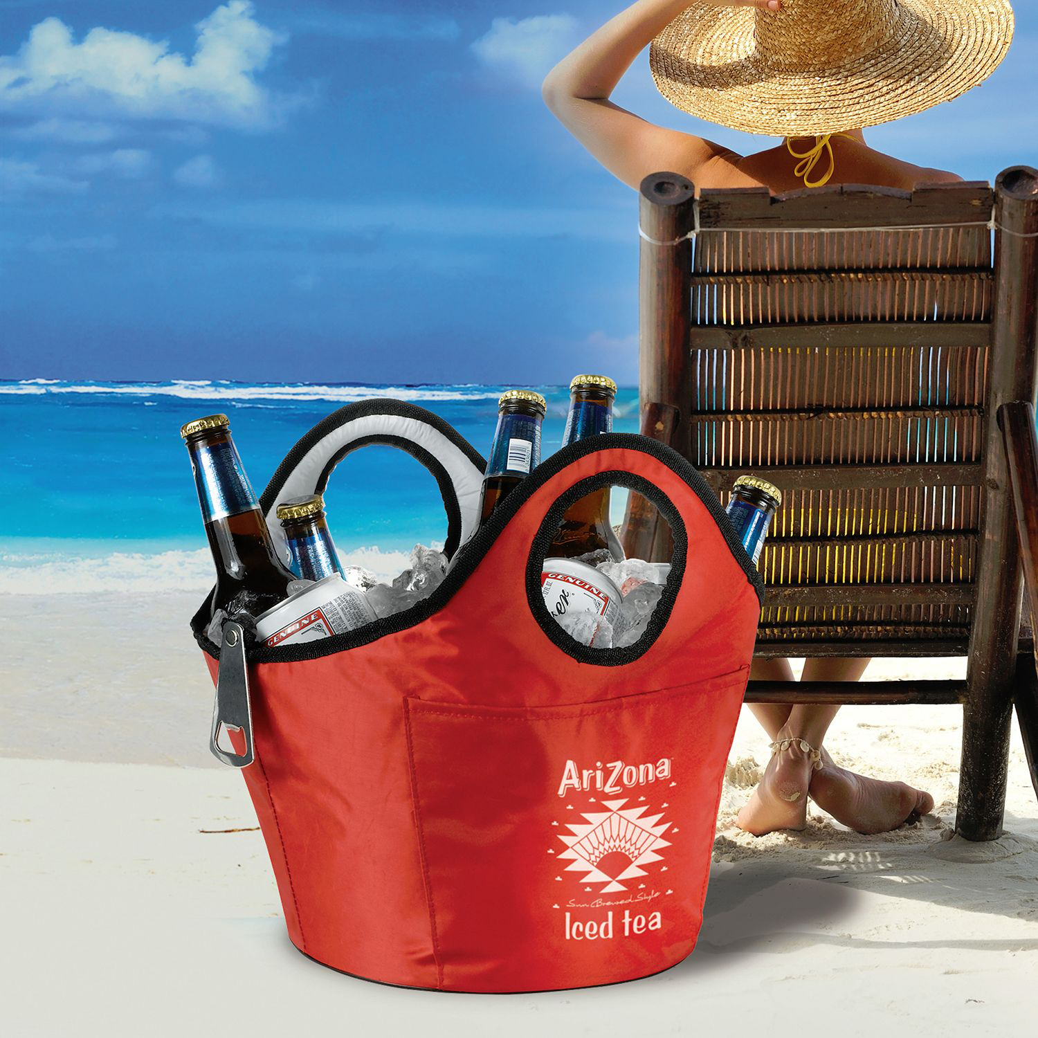 Portable Insulated Ice/Beverage Carrier 1