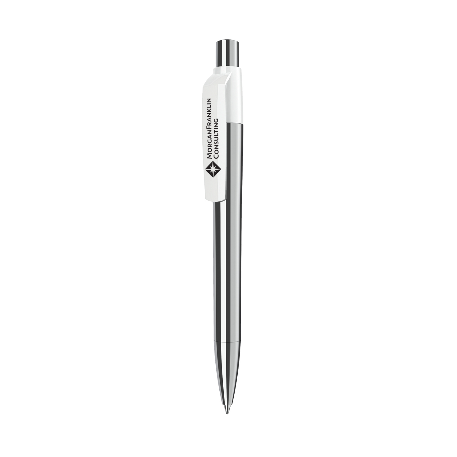 Maxema Mood Metal Chrome Pen Blue Ink 1