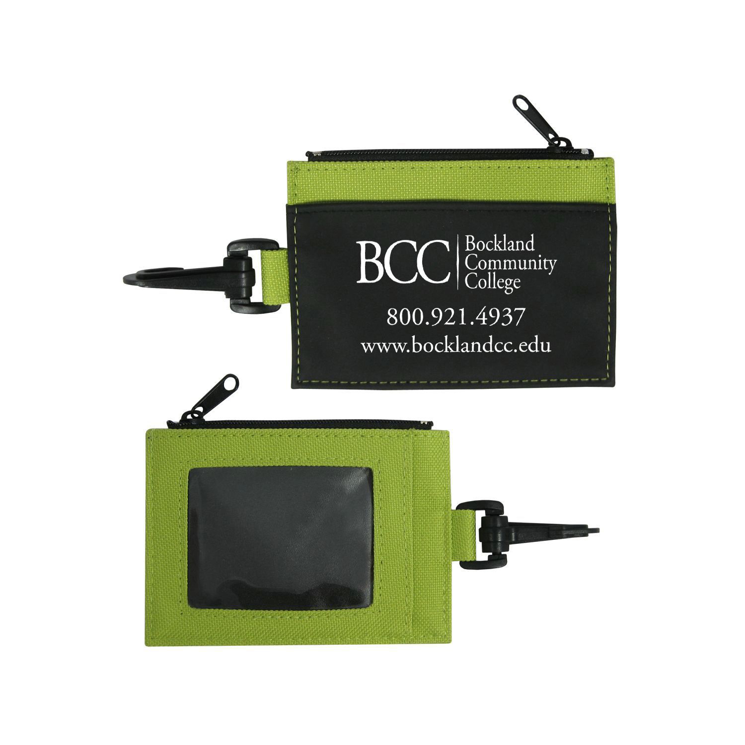 Zippered Id Wallet W/Clip 1