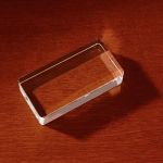 3D Crystal Rectangle Paperweight - Clear 3D Crystal Rectangle Paperweight - Clear