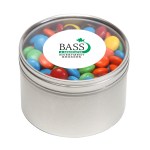 Large Round Window Tin Premium Fill - Silver Large Round Window Tin Premium Fill - Silver