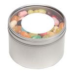 Large Round Window Tin Premium Fill - Jelly Belly™ Candy Large Round Window Tin Premium Fill - Jelly Belly™ Candy