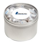 Large Round Window Tin Premium Fill - Silver Large Round Window Tin Premium Fill - Silver