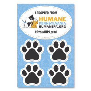 2 in 1 Oval Car Magnet with 4 Paw Prints 1 2 in 1 Oval Car Magnet with 4 Paw Prints 1