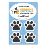 2" 1 Oval Car Magnet with 4 Paw Prints 1 2" 1 Oval Car Magnet with 4 Paw Prints 1