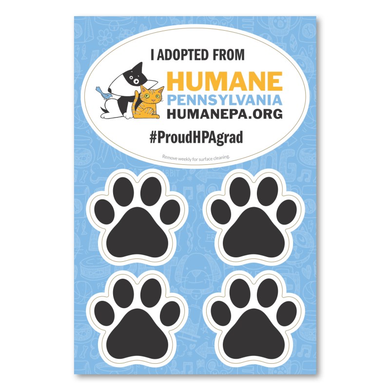 2" 1 Oval Car Magnet with 4 Paw Prints 1 2" 1 Oval Car Magnet with 4 Paw Prints 1