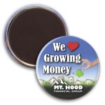 2-3/16 Diam Round Button w/ Magnet - Custom 2-3/16 Diam Round Button w/ Magnet - Custom