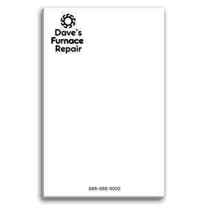 Paper Note Pad 3 1/2 x 5 1/2, 50 pages w/ magnet 1 Paper Note Pad 3 1/2 x 5 1/2, 50 pages w/ magnet 1