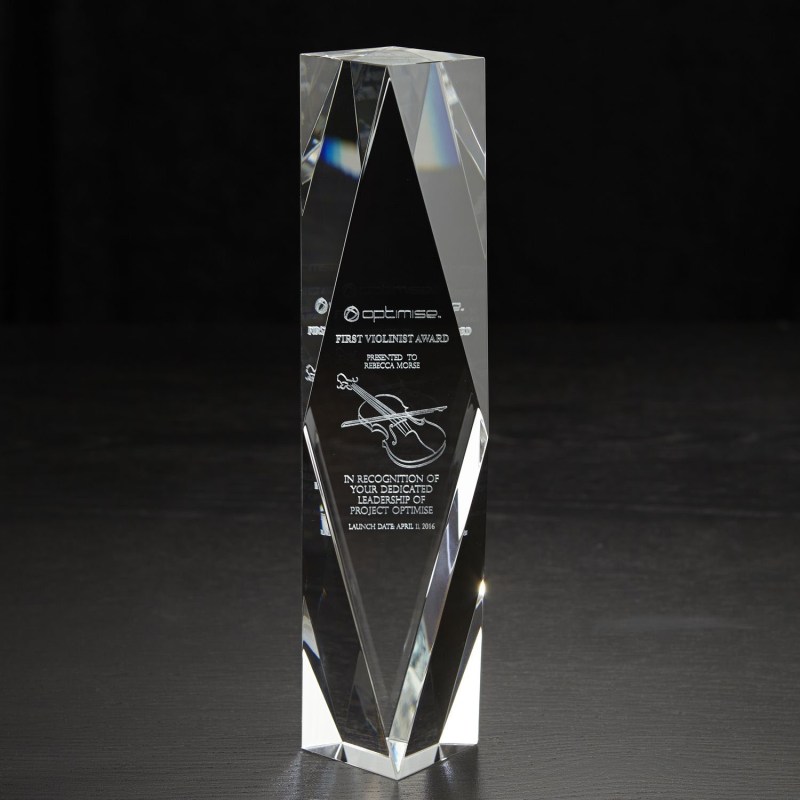 Small Chairmans 3D Crystal Award 1 Small Chairmans 3D Crystal Award 1