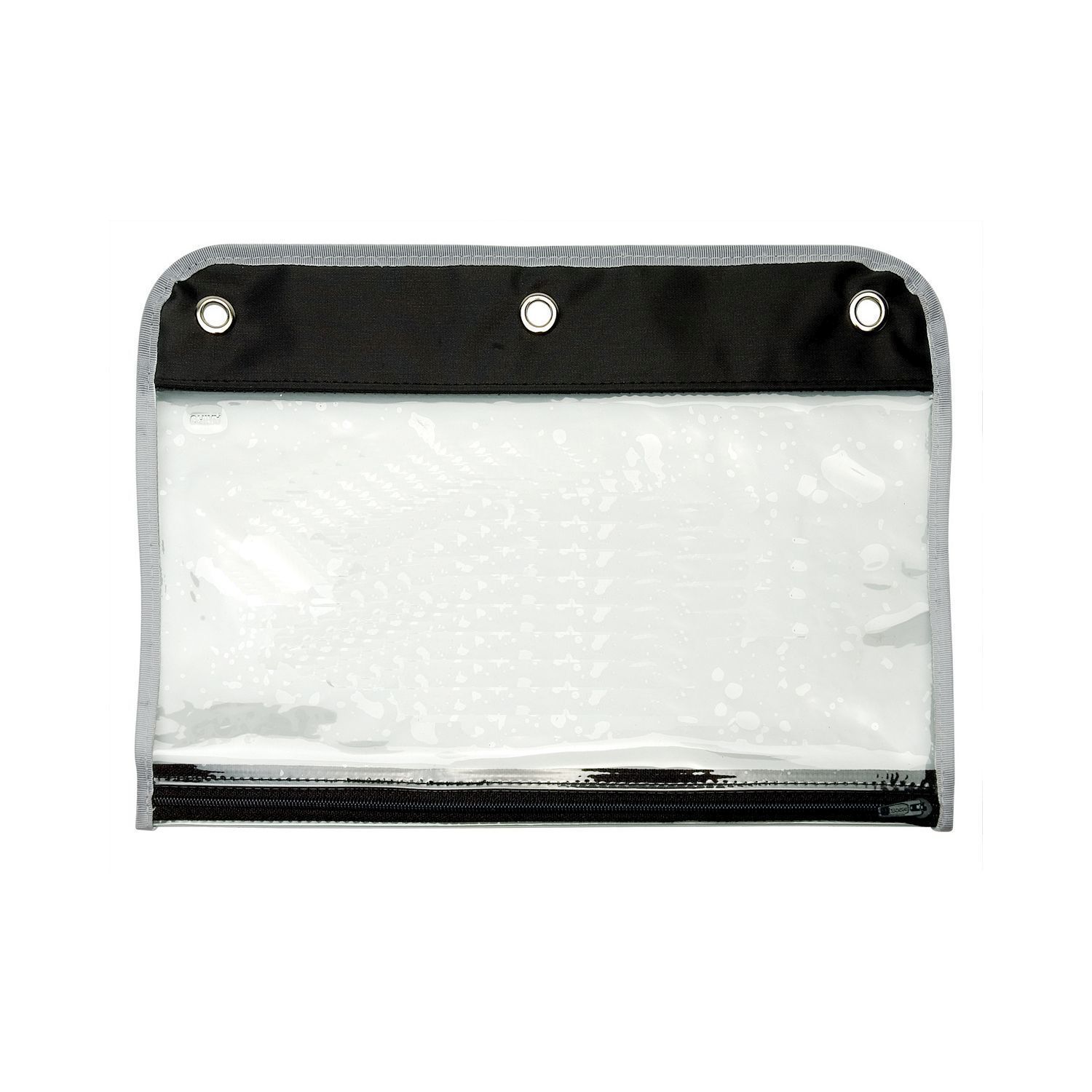 Zippered Portfolio Pouch W/Three Holes 1