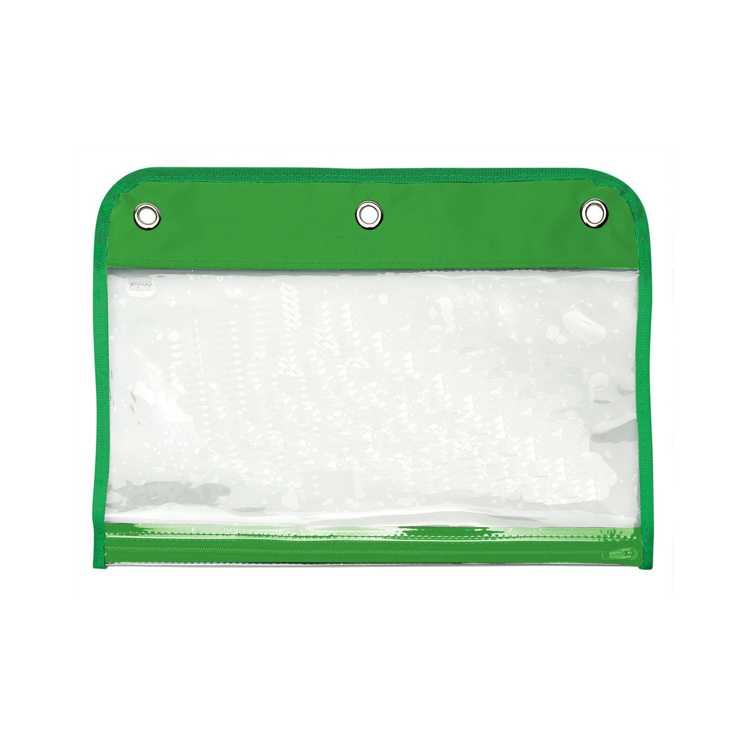 Zippered Portfolio Pouch W/Three Holes 1