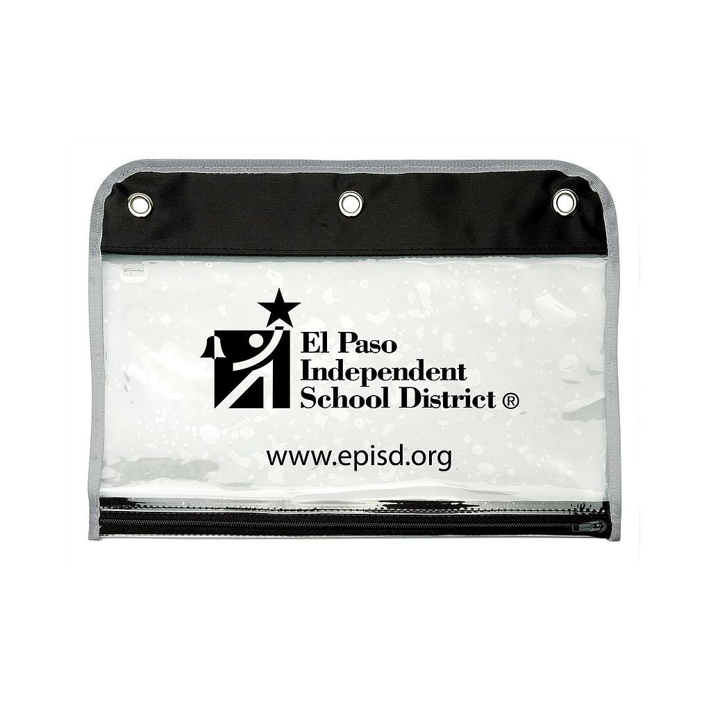 Zippered Portfolio Pouch W/Three Holes 1