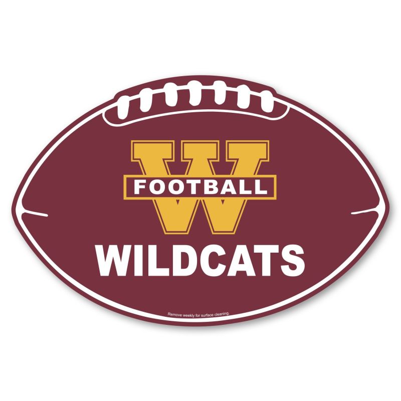 Football Car Sign Magnet 1 Football Car Sign Magnet 1