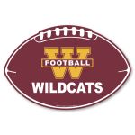 Football Car Sign Magnet 1 Football Car Sign Magnet 1