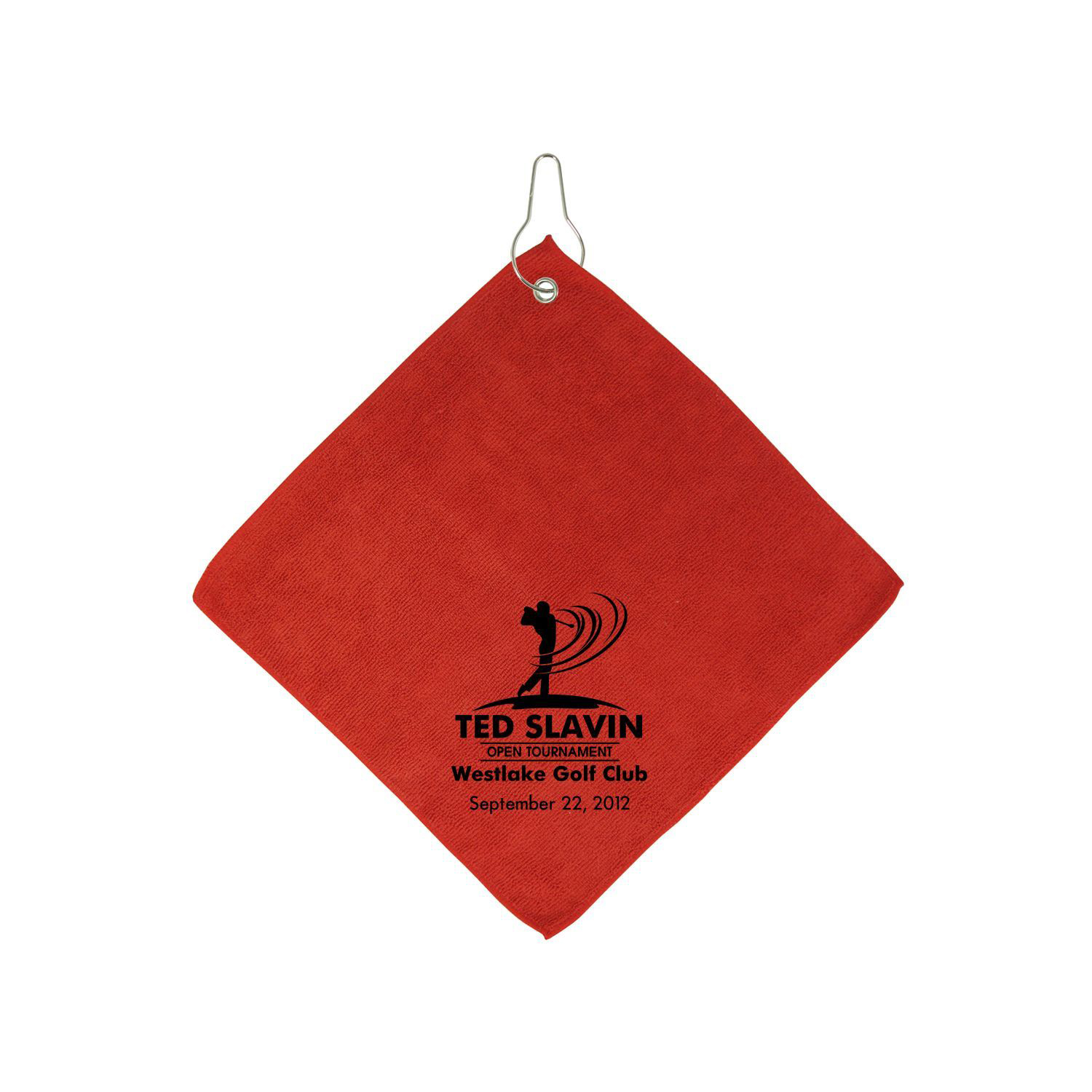 Microfiber Golf Towel W/Hook 1