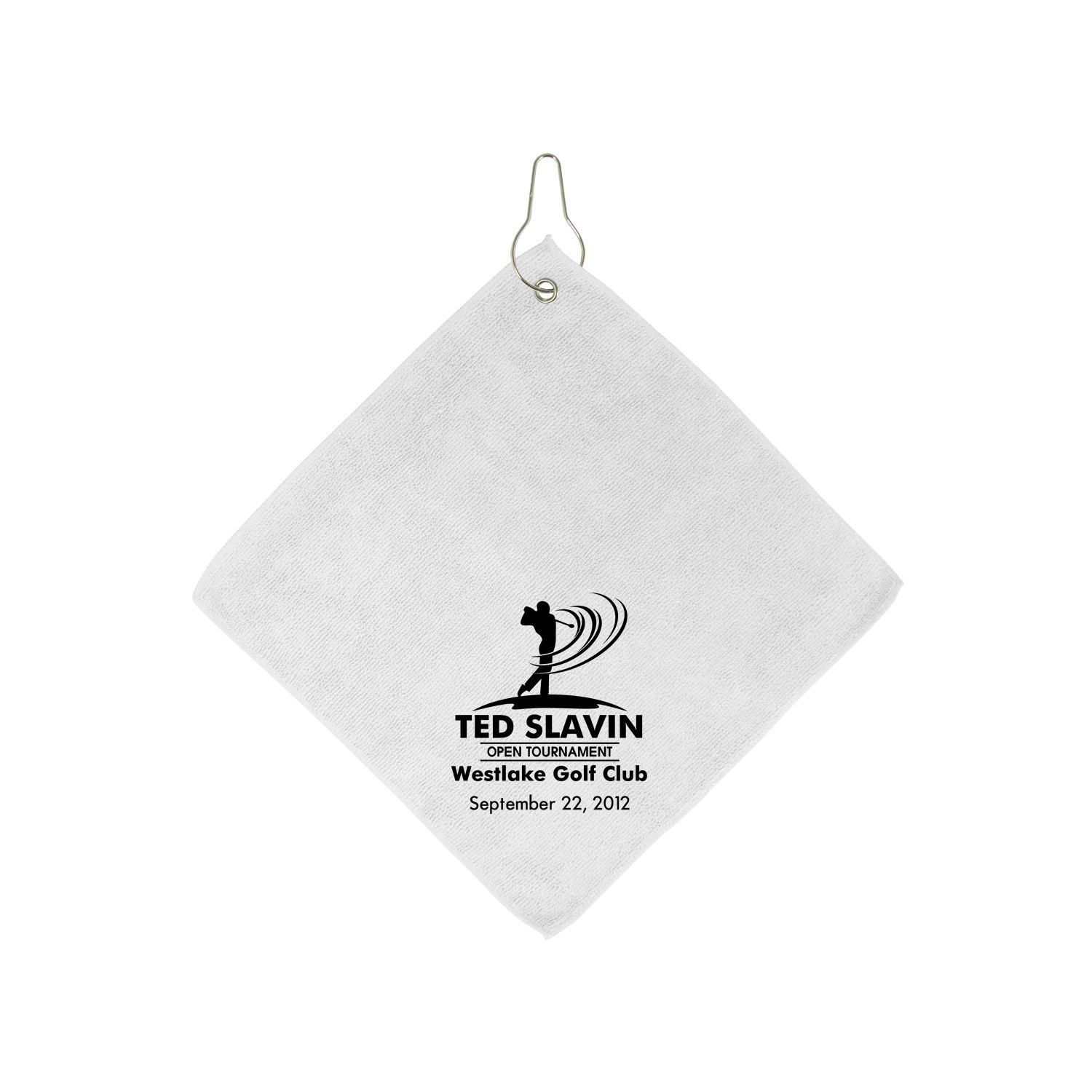 Microfiber Golf Towel W/Hook 1